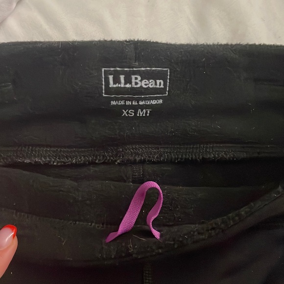 L.L Bean FLEECE LINED legging, women’s size XS tall - Picture 5 of 5